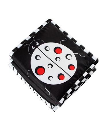 Black and white baby book Soft book High contrast early learning toy Baby toy Soft baby book for early education