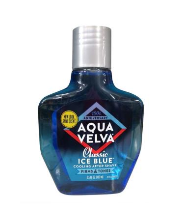 Aqua Velva Ice Blue Size 3.5z Aqua Velva Ice Blue After Shave