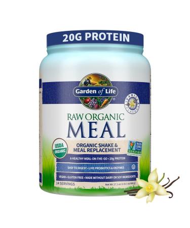 Garden of Life RAW Organic Meal Shake & Meal Replacement Vanilla 17.1 oz (484 g)