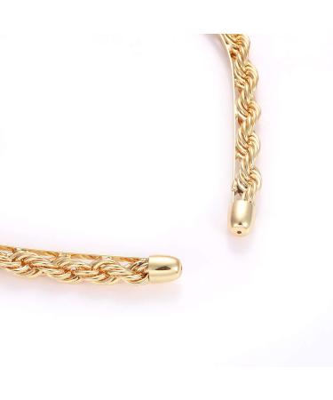 HZEYN Gold Metal Twisted Chain Headband for Women - Statement Hair Accessory - Buy Online on GoSupps.com