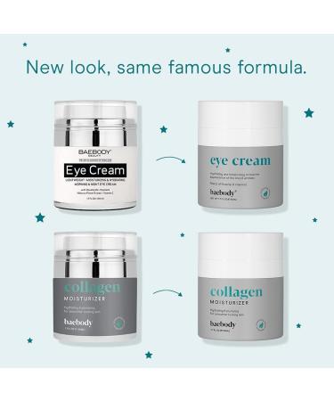 Baebody Eye Cream & Collagen Face Cream Bundle - Rejuvenating Skincare Set - Buy Online on GoSupps.com