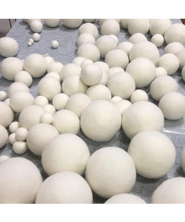 6Pcs Wool Drying Balls Skin Friendly Fabric Softener Reusable Static Reduction Time Saving Drying Ball for Shorten Drying Time Impurities Adsorption Moisture & Odour Removal (6cm) - Buy Online on GoSupps.com