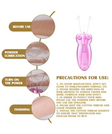 Capmesso Electric Face Hair Remover for Women - Pink Hair Shaver & Epilierer for Flawless Skin - Perfect Valentine's Day Gift - Buy Online on GoSupps.com