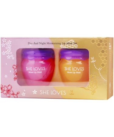 Sleeping Lip Mask Moisturizing Lip Mask Day and Night Repairs Chapped Lips Reduces Wrinkles and Dead Skin. (One Size Day and Night Combo) - Buy Online on GoSupps.com