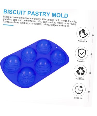 DECHOUS 2 Pcs Six Egg Mold Silica Gel 3D Gift Biscuit - Buy Online on GoSupps.com