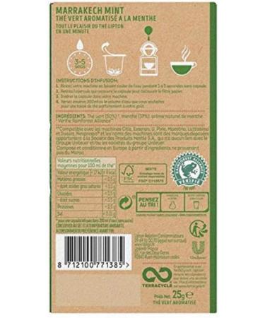 Lipton Green Tea Marrakech Mint (Pack of 4x10 Capsules) - Buy Online on GoSupps.com