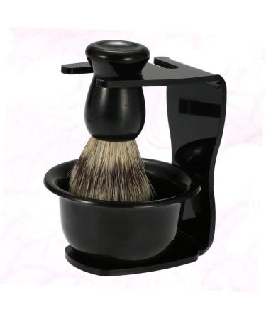 Buy Zerodeko 2pcs Shaving Bowl & Brush Holder Set - Black Shaving Cup & Stand for Bristles Razor - Perfect for Men s Grooming - Buy Online on GoSupps.com
