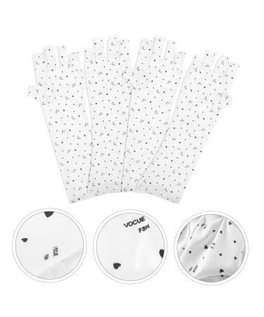 Beavorty 4 Pairs nail gloves gel manicure UV gloves UV gloves for gel manicures fingerless anti UV glove nail molding gel reusable UV gloves Miss white pattern polyester ultra violet light - Buy Online on GoSupps.com