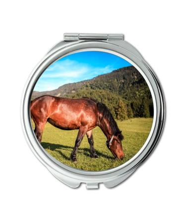 Mirror makeup mirror agriculture animal animal photography pocket mirror portable mirror