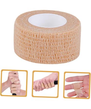12 Rolls Self Adhesive Athletic Wrap - Finger & Toe Bandages for Sports Injuries - Non-Woven Fabric - Light Brown - Buy Online on GoSupps.com