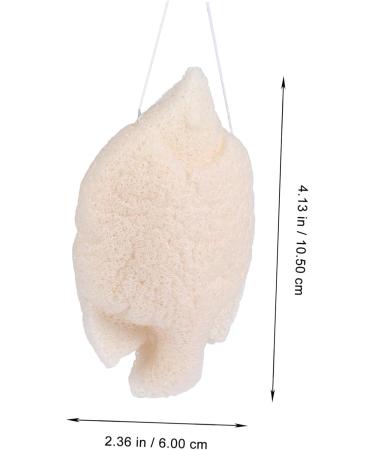 Beatifufu Shower Flutter Skincare Tool Luffa Sponge Body Powder Puff Skin Care Sponge Face Cleaning Puff Face Washing Puff Esponja para Ba arse Facial Sponges Face Powder Puff White - Buy Online on GoSupps.com