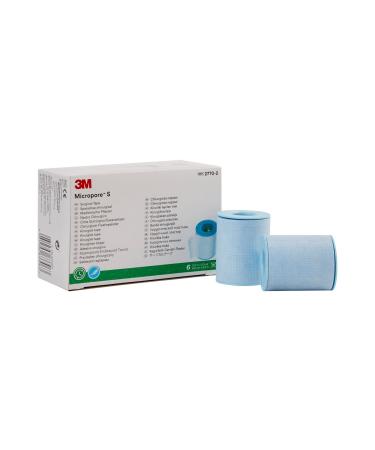 3M Blue Silicone Medical Tape 2 x 5.5 yd 1 Box  6 Rolls/Box 2770-2