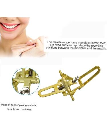 5 PCS Brass Coated Dental Articulator - Adjustable Small Lab Instruments for Dentures | International Shipping - Buy Online on GoSupps.com