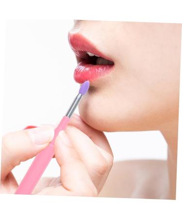 FRCOLOR Lip Brush Eyeshadow Brush Makeup Lip Brush Made of Silicone Lip Gloss Balm Applicator Lip Spoon Lipstick Brush with Cap Lip Forming Silica Gel Applicator Brush - Buy Online on GoSupps.com