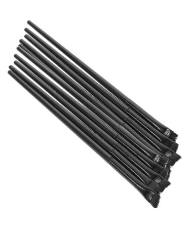 FOYTOKI 12pcs Eyeliner Brush Eye Shadow Brush Eye Liner Brush Winged Makeup Brush Makeup Brushes Eyeshadow 14.5x0.7x0.5cm Black