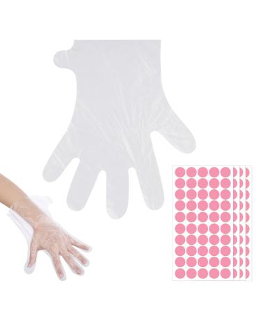 200pcs Paraffin Wax Bath Liners for Hand, Paraffin Baths Gloves Plastic Moisturizing Glove Thermal Therabath Hand Cover Hot Wax SPA Mitt for Paraffin Wax Machine Hot Wax Therapy 200pcs Hand Gloves