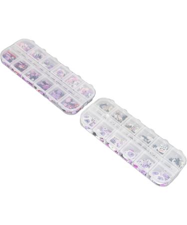 Halloween Nail Art Slices Exquisite Funny Skull Pattern 3D Clay Nail Slices Decoration for Nail Salon for Halloween Party - Buy Online on GoSupps.com