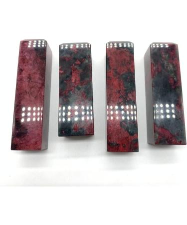 Natural Crystal Rough Natural Peach Blossom Jade Quartz Seal Engraved Seal Hand Engraved Gem Stones GiftsDecor Minerals Can be Used for - Buy Online on GoSupps.com