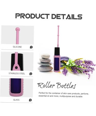 WOFASHPURET 1 Set Roll Roller Bottle Glass Essential Oil Liquid Bottle Travel - Buy Online on GoSupps.com