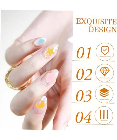 Housoutil DIY Phone Cover Slices 1 Nail Art Polymer Clay Sequins Epoxy Nail Accessories - Buy Online on GoSupps.com