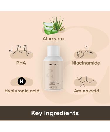 Face Toner | Normal to Oily & Acne Prone Skin Tone | Niacinamide | Alcohol Free 100% Vegan - Buy Online on GoSupps.com