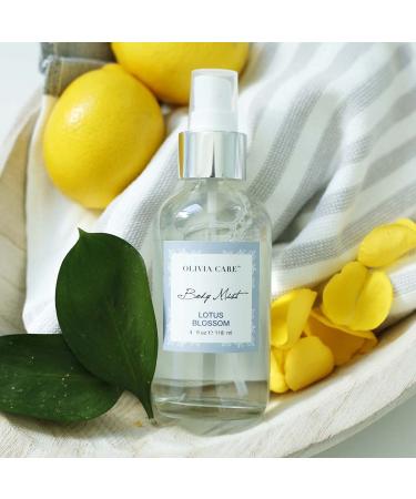 Olivia Care Body Mist Spray Made with Natural Lotus Blossom Fragrance Scent - Refreshing Soothing & Cooling- Eliminate Odor with Fresh Aroma - Buy Online on GoSupps.com