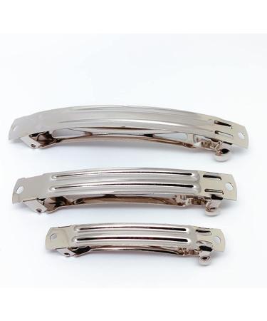amangul Spring Hair Clips Barrette French Barrette Style Spring Hair Clips 10cm/3.94in 8cm/3.15in 6cm/2.36in 7cm/2.76in(White 8Cm) - Buy Online on GoSupps.com