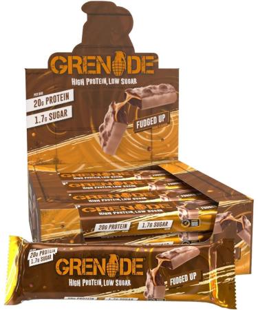 Grenade Carb Killa High Protein and Low Sugar Candy Bar 12 x 60 g - Fudged Up