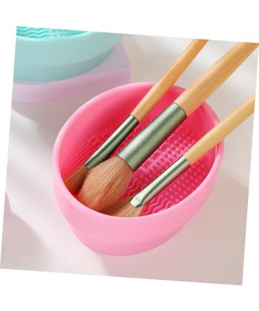 Beavorty cosmetic brush cleaner silicone makeup brush holder wash bowl Storage Box make up brush cleaner brush cleaning brush drying rack makeup brush cleaner bowl make up makeup brush - Buy Online on GoSupps.com