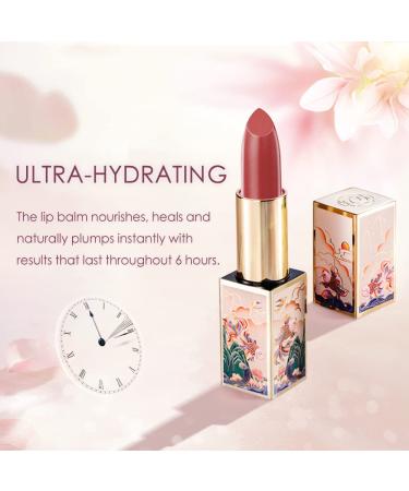 Catkin Lip Balm Classic - Natural Tinted Lip Care with Vitamin E for Dry Lips (C06 Camellia) - 3.3g - Buy Online on GoSupps.com