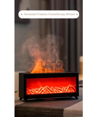 Buy Essential Oil Flame Diffusers & Humidifiers - Aromatherapy Diffuser with 7 Color Modes Timer & Auto Shutdown - 150ml White Aroma Diffuser for International Shipping - Buy Online on GoSupps.com