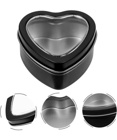PRETYZOOM 10pcs Boxes Winter Wedding Favor Tin Case Treat Boxes Party Favors Candy Box Cans Biscuit 6x5.9cm Black - Buy Online on GoSupps.com
