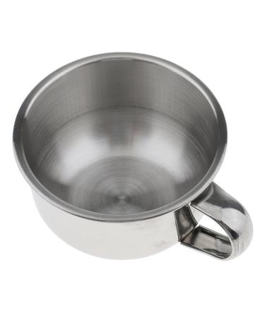 Perfeclan Steel Shaving Bowl Cup for Brush Cream Premium Hairdresser Bathroom Accessories - Buy Online on GoSupps.com