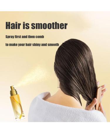 Long-Lasting Lightweight Hair Soft Essential Oil Spray Fluffy Volumizing Hair Spray Protein Smoothing Cream Smooth Frizz and Add Shine For All Hair Types (moisturize) - Buy Online on GoSupps.com