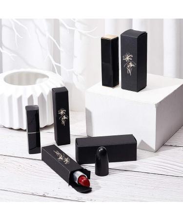 BENECREAT 50 Pack Black Kraft Paper Lipstick Box for Wedding Packaging - 3.5x1x1 Inch (Pack of 50) - Buy Online on GoSupps.com