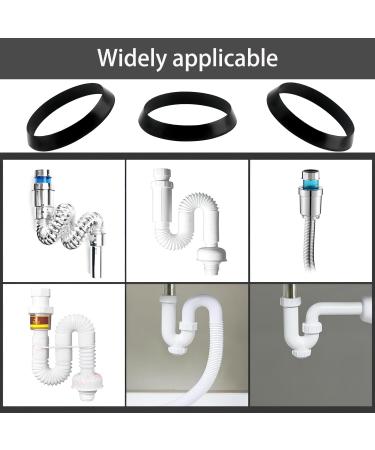 Buy Qrity 6-Piece Drain Pipe Seal Set - Rubber Wedge Seals & 32MM Sealing Rings | International Shipping Available - Buy Online on GoSupps.com