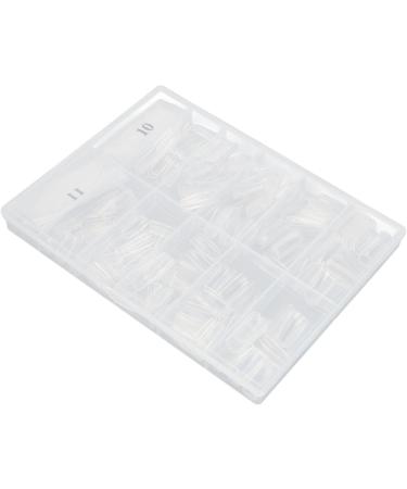 Artificial Nail Tips 504 Pieces Transparent Clear Artificial Nails Trendy for Valentine's Day (03#) - Buy Online on GoSupps.com