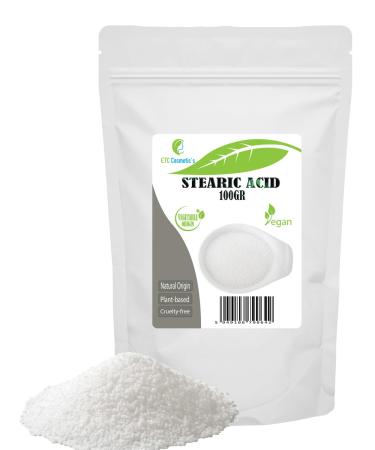 ETC Cosmetic s STARIC ACID - 100 GR - Used in a variety of products like lotion bars creams balms ointments sticks and candles