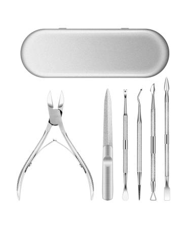 Cuticle Pusher Remover Kit Stainless Steel Triangle Cuticle Peeler