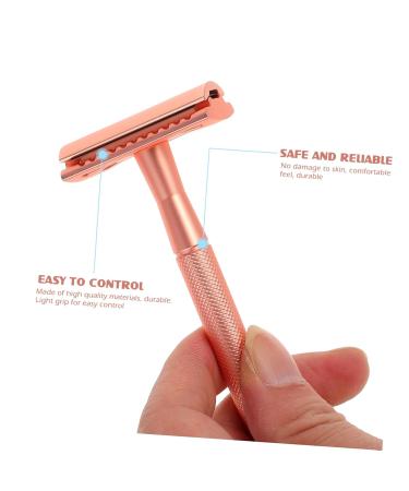 FOMIYES 5 Manual Shaver - Classic Double Edge Razor for Women & Men - Safe Zinc Alloy Beard & Body Shaver - Buy Online on GoSupps.com