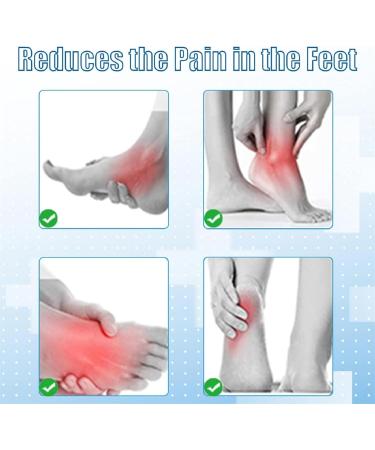 5 Pairs of Plantar Fasciitis Compression Socks | Neuropathy Pain Relief for Women & Men | Bricked Ankles Support (L/XL Black) - Buy Online on GoSupps.com