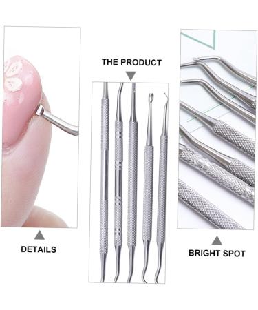 Ipetboom 1 Set Manicure Tools Nail Gel Nail Pusher Tool Nail Polish Tools Nippers Pusher Pro Tools Pedicure Pusher Nail Kits Nail Polish Remover Stainless Steel Putter - Buy Online on GoSupps.com