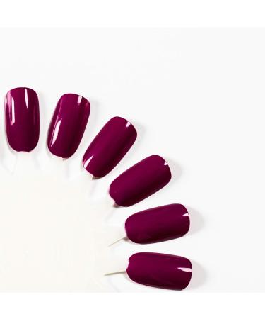 SOPHi Vegan Nail Polish in Matte Plum Purple: Plump Up the Volume | Low Odour, Non-Toxic, Cruelty-Free - Buy Online on GoSupps.com