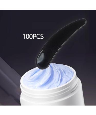 perfk Lot de 100 maquillage incurv es pour masque b tonnets m langeurs cr me pour le visage Noir - Buy Online on GoSupps.com