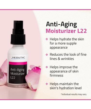 YEOUTH Face Moisturizer with Jojoba & Shea Butter | Hydrating Cream for Women & Men | Enhance Radiance & Smoothness - 1oz - Buy Online on GoSupps.com