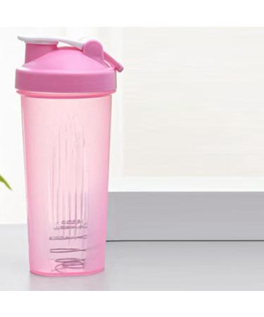2X Shaker Cup Sports Portable Pratique Remuer Tasse 600Ml Plastique Shakers Bouteille Adultes Rose - Buy Online on GoSupps.com