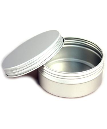 Aluminum Screw Top Tin with Cover 3.25"