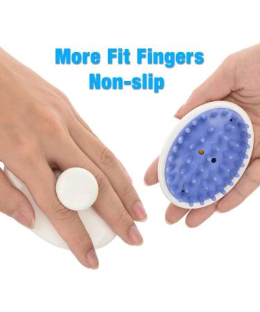 Buy Purple Scalp Massage Device - Anti-Slide Silicone Hair Brush for Scalp Care & Pet Grooming | International Shipping Available - Buy Online on GoSupps.com