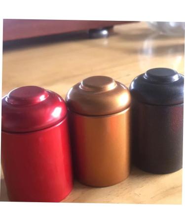 CIYODO 5pcs 1 Set Sealed Cans Tinplate Tea Cans Travel Tea Container Tea Household Small Tea Pot - Buy Online on GoSupps.com