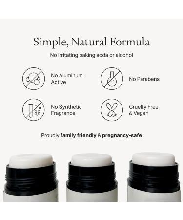 Each & Every All Natural Deodorant for Women & Men Sensitive Skin Vegan Baking Soda & Aluminum Free Deodorant Clean Long Lasting Odor Control - 0.5 Oz - Pack Of 2 - Buy Online on GoSupps.com